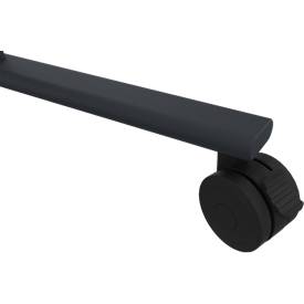 Stativ-Drehtafel Legamaster UNITE PLUS, magnetisch, drehbar um 360°, B 1500 x T 12,6 x H 1000 mm, emaillierter Keramikstahl, weiß